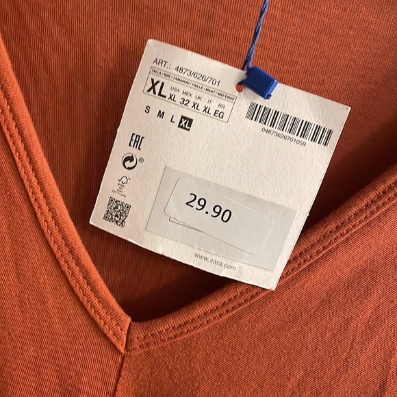 Zara Basics Wrap front dress - Picture 2 of 4